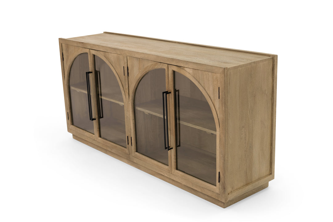 The Fox & Roe Hattie 72" 4 Door Sideboard (Two Finish Options)