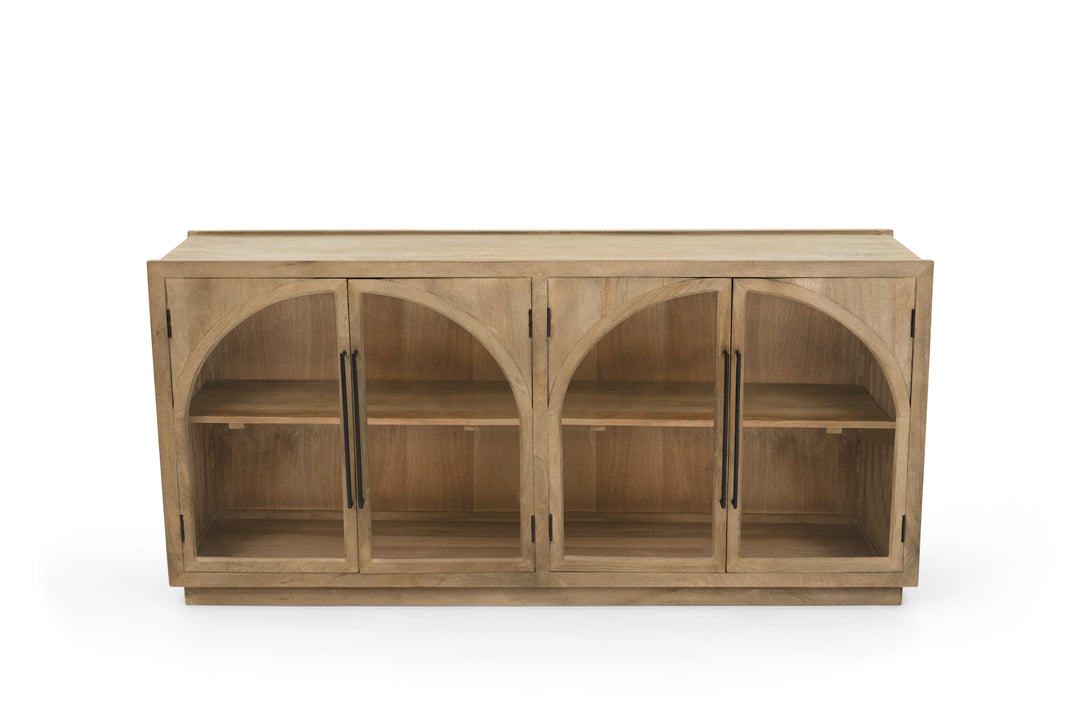 The Fox & Roe Hattie 72" 4 Door Sideboard (Two Finish Options)