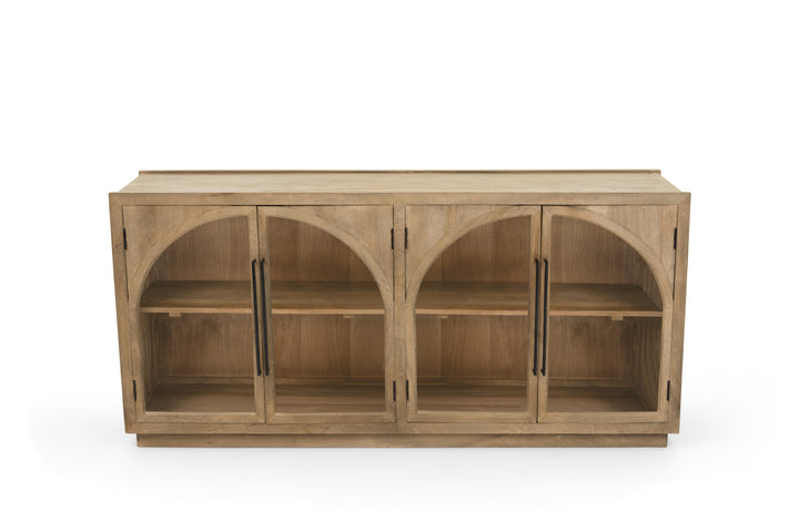The Fox & Roe Hattie 72" 4 Door Sideboard (Two Finish Options)