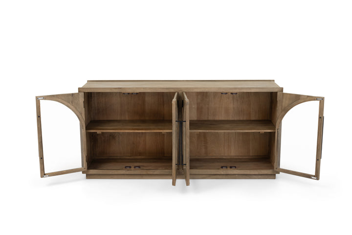 The Fox & Roe Hattie 72" 4 Door Sideboard (Two Finish Options)
