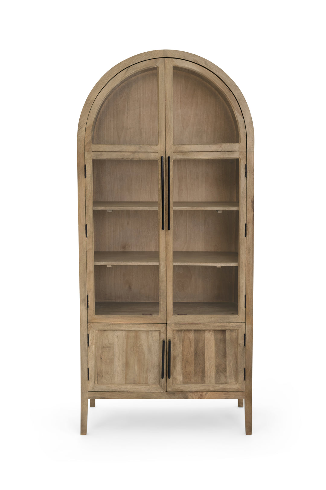 The Fox & Roe Hattie Glass 2 Door Cabinet (4 Finish Options)