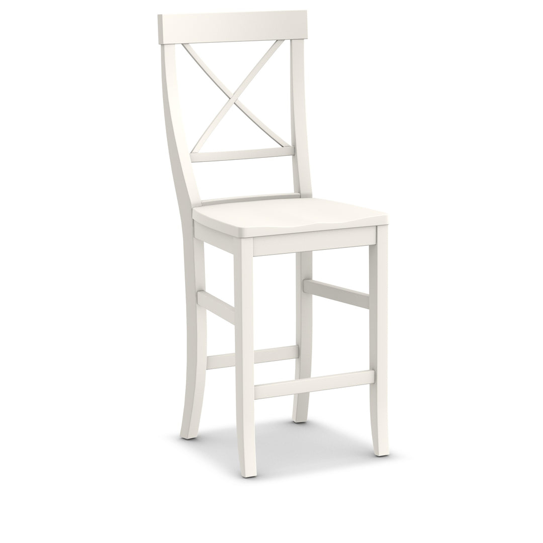 Gat Creek Custom Furniture La Croix Counter Chair Wood Seat