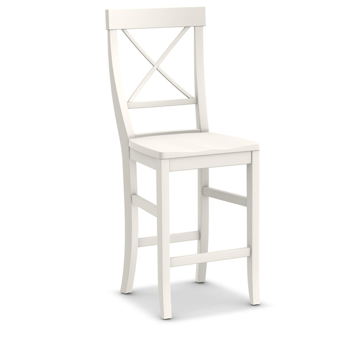 Gat Creek Custom Furniture La Croix Counter Chair Wood Seat
