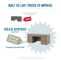 Comparison: Livingston Executive Desk vs Pottery Barn