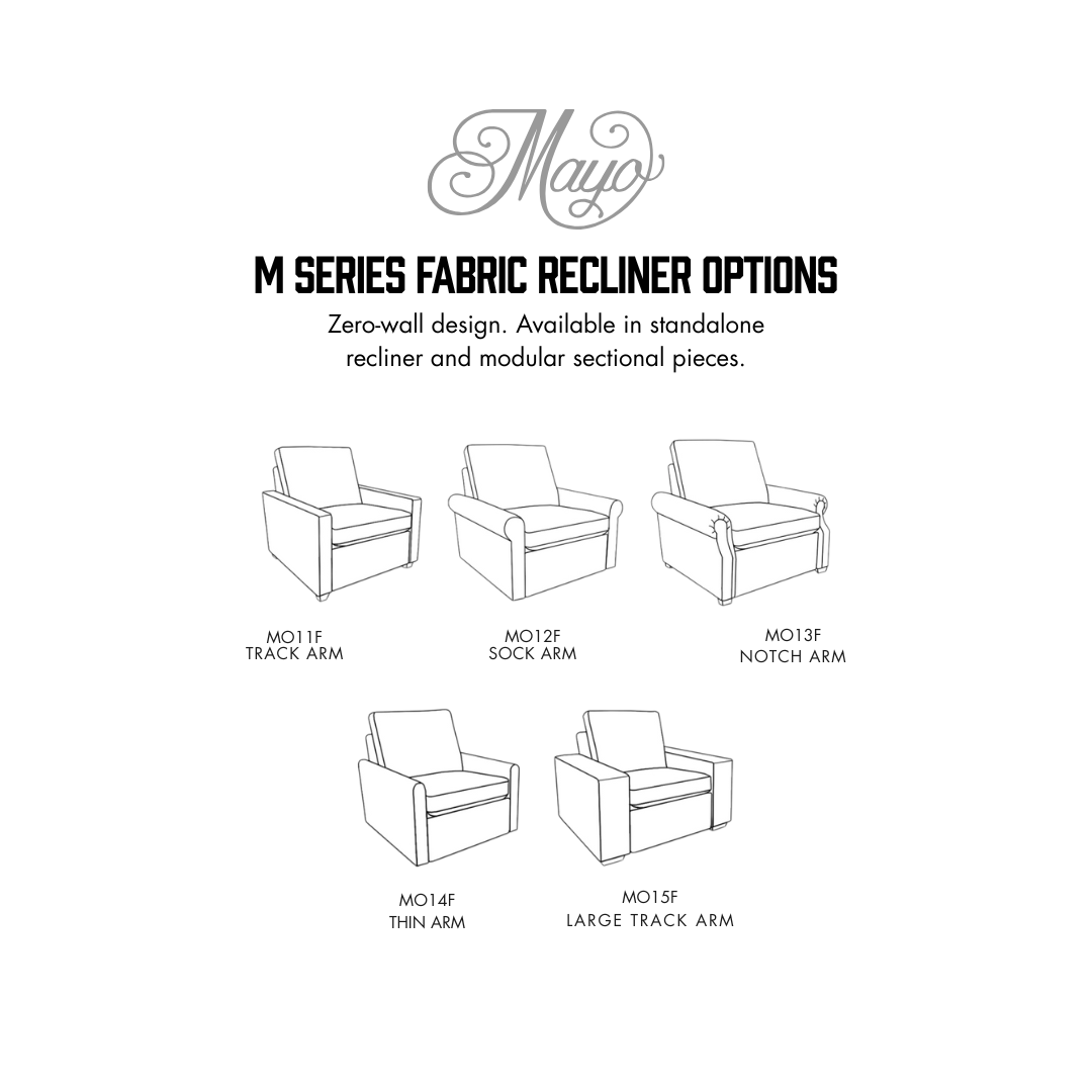 Mayo Custom Fabric Recliner (M Series)