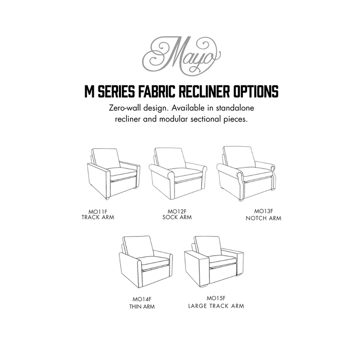 Mayo Custom Fabric Recliner (M Series)