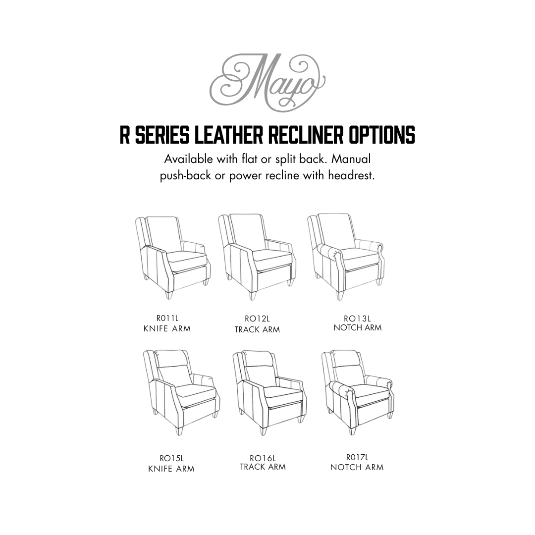 Mayo Custom Leather Recliner (R Series)