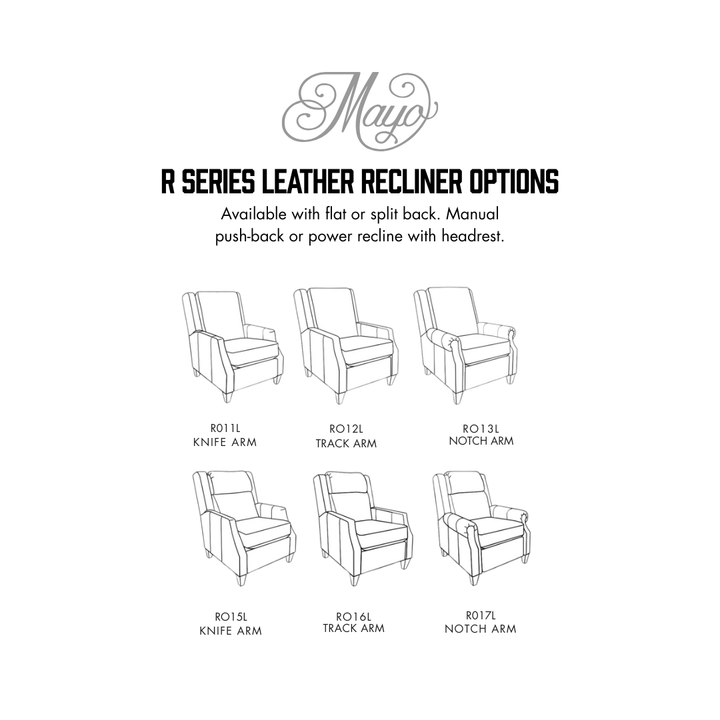Mayo Custom Leather Recliner (R Series)