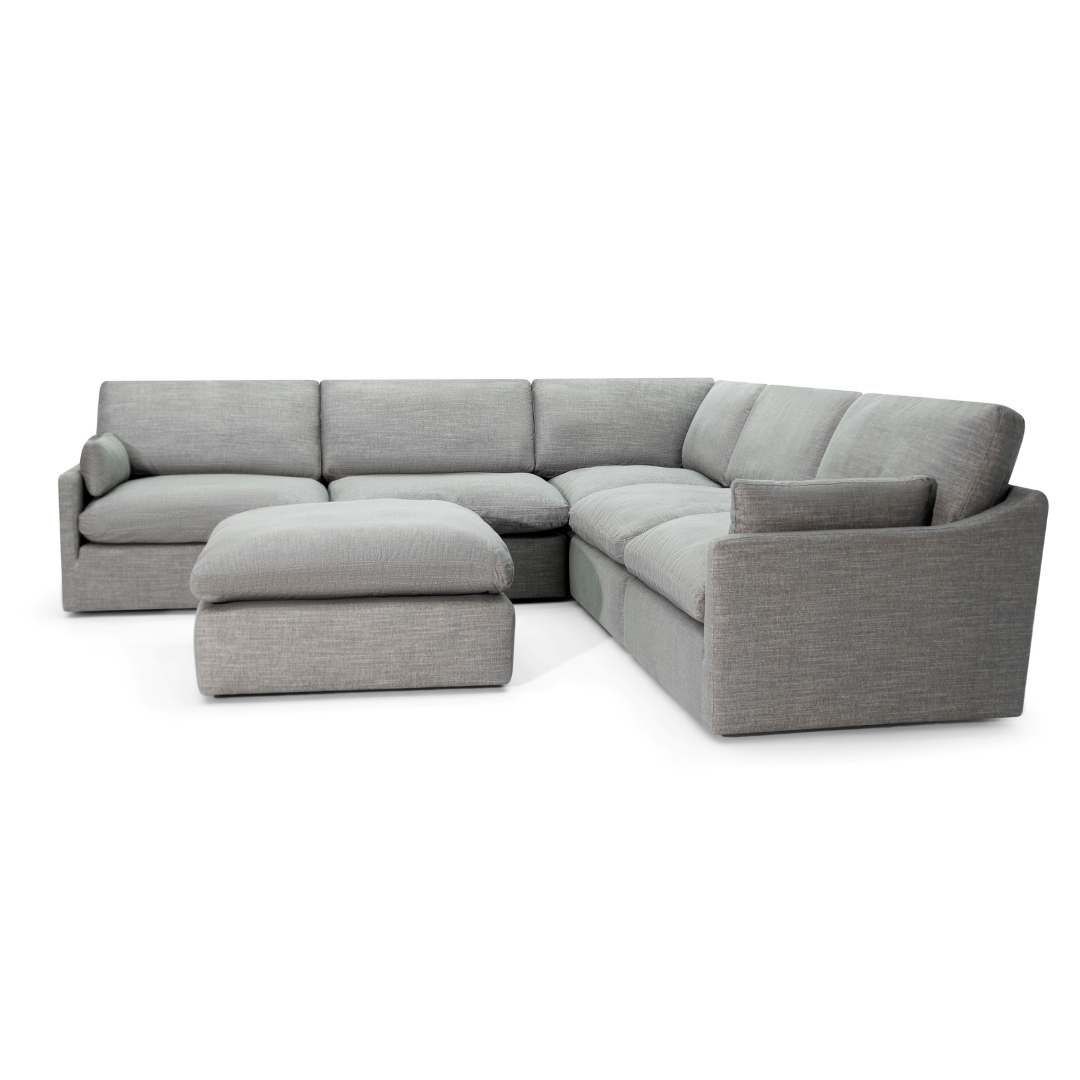 Nathan Cloud Modular Sectional + Ottoman