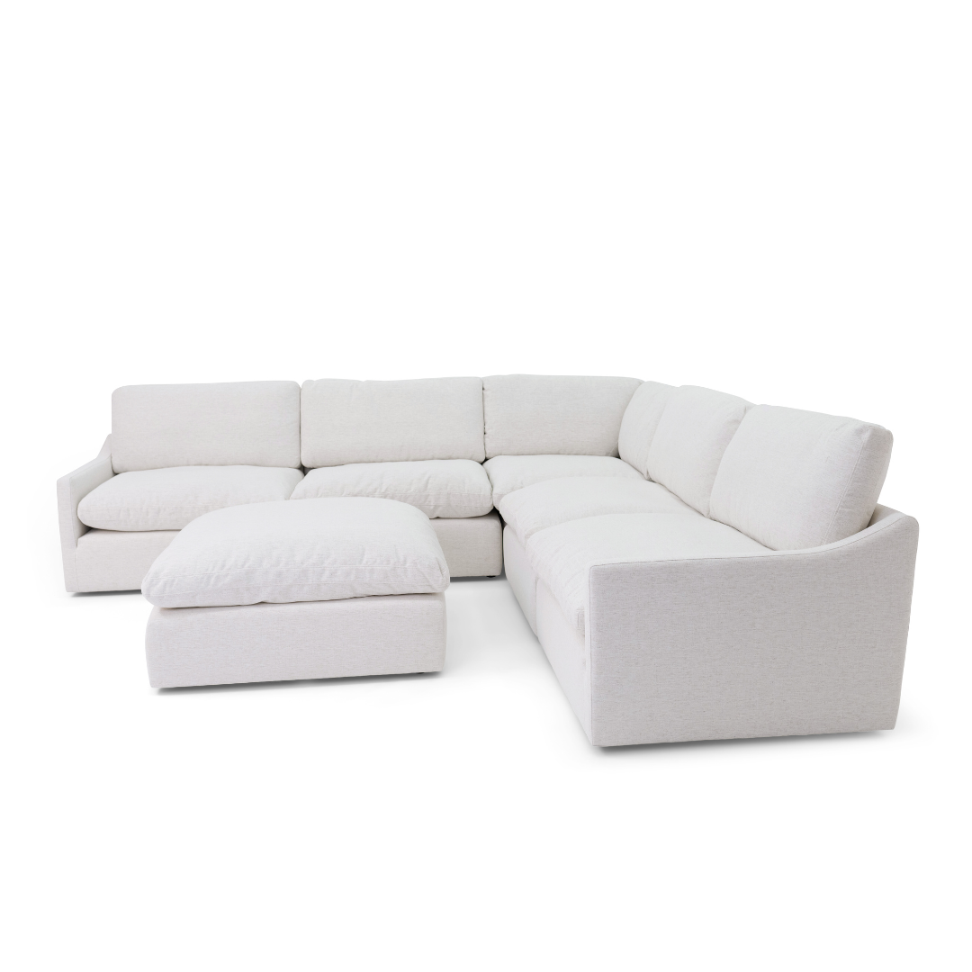 Nathan Cloud Modular Sectional + Ottoman