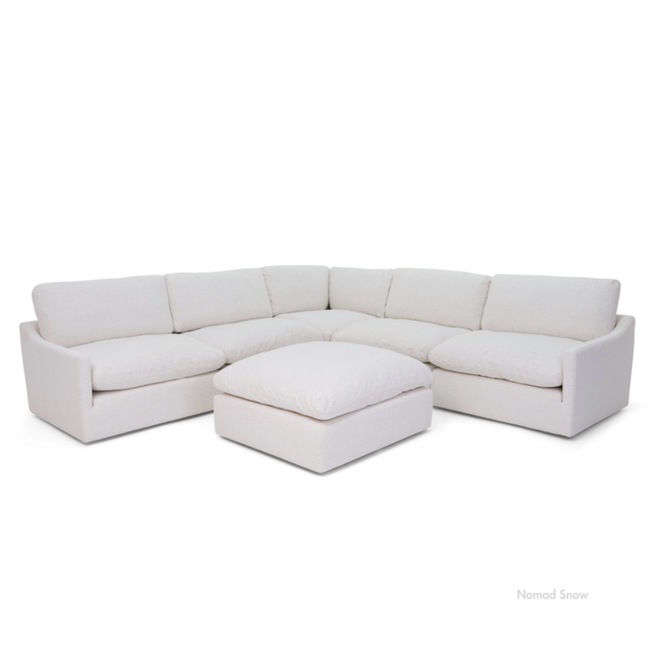Nathan Cloud Modular Sectional + Ottoman