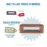 Comparison: Oslo Rectangular Coffee Table vs RH