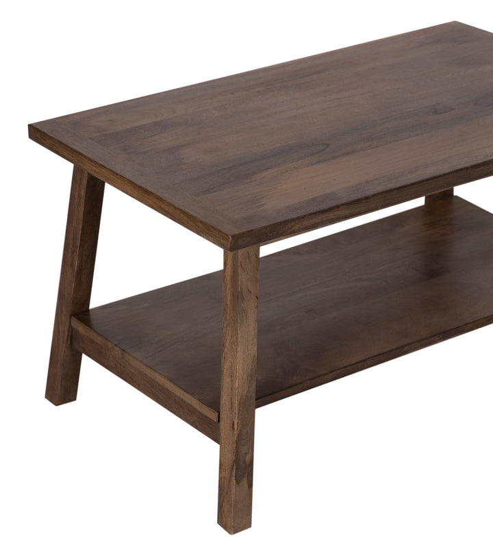 The Amara Coffee Table in Wire Brush Antique Finish