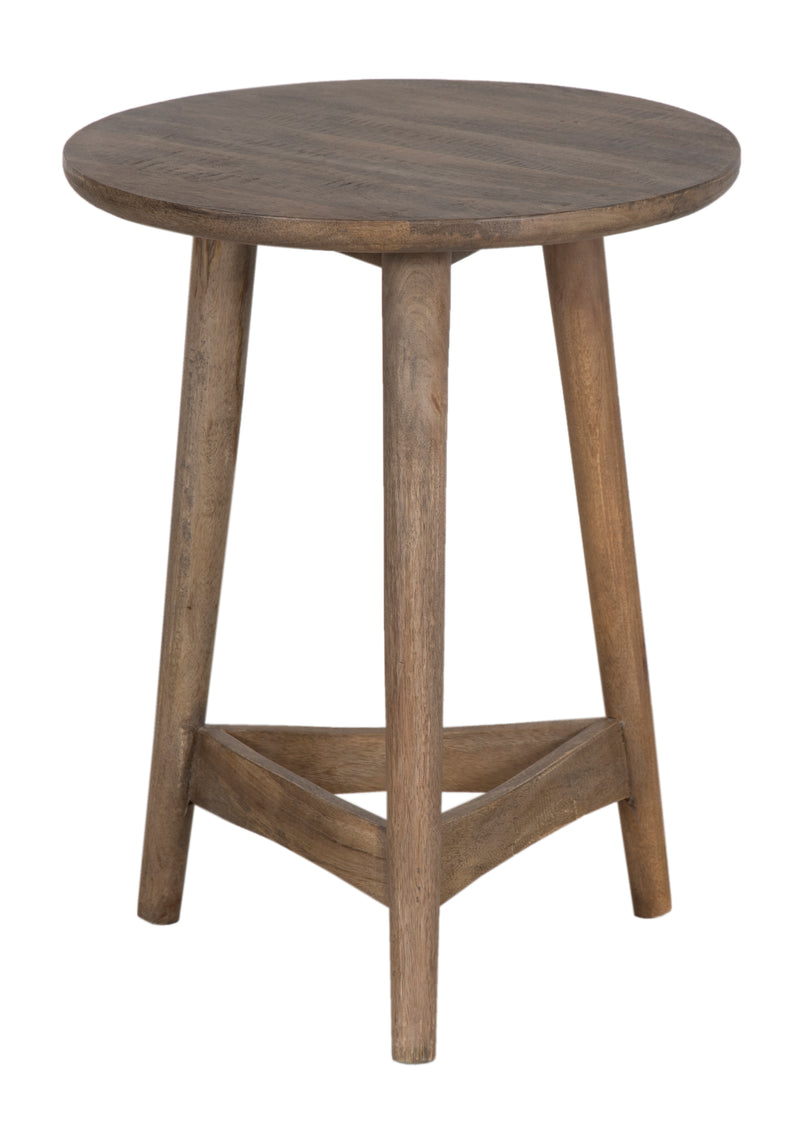 The Baja Side Table in Mango with Vintage Finish