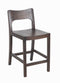 The Fox & Roe Camden Counter Stool in Mango with JJ Walnut Finish