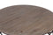The Fox & Roe Circle Coffee Table in Salvage Black Finish