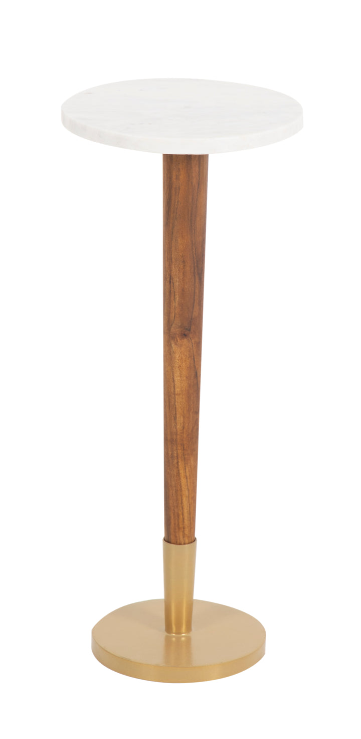 The Fox & Roe Micah Drink Table with Marble Top