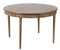 The Fox & Roe Moldova Round Dining Table in Mango with TC Wire Brush Vintage Finish