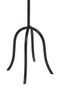 The Fox & Roe Vesper Martini Table in Black Iron with Marble Top