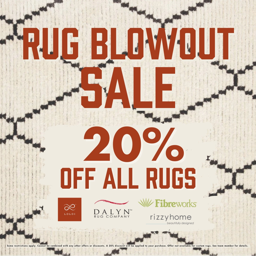 Rug Blowout 20% Off All In-Stock Rugs