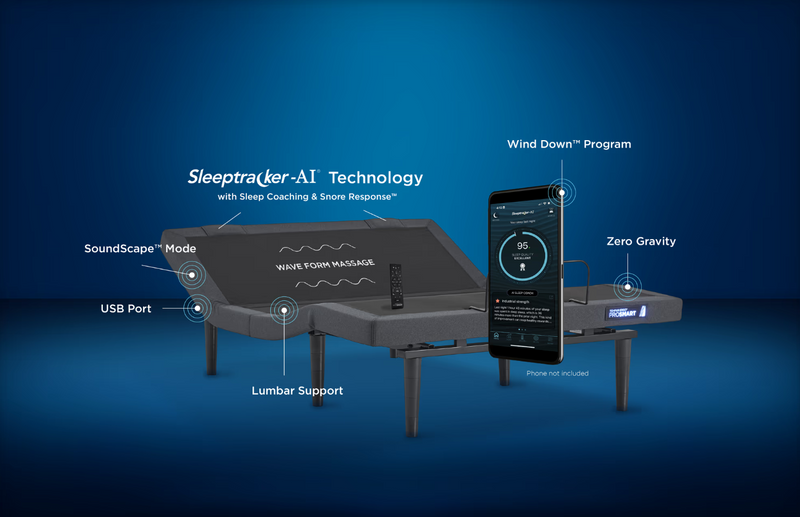 Tempur-Pedic Ergo® ProSmart Adjustable Base with SleepTracker