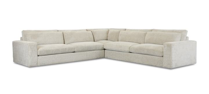 The Big Easy Extra Deep & Wide Arm & Kidney Pillow Custom Modular Sectional by Younger Furniture