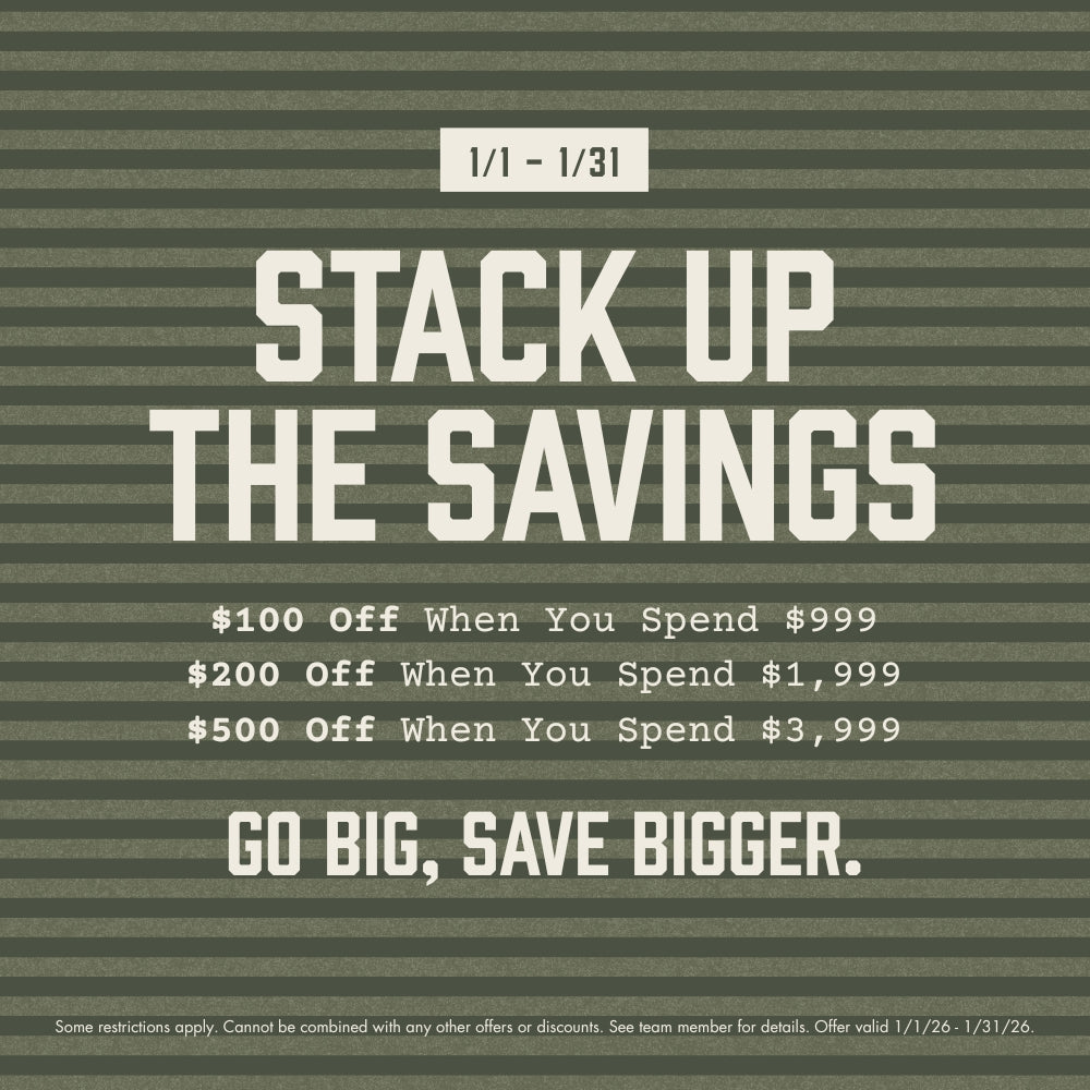 STACK UP THE SAVINGS