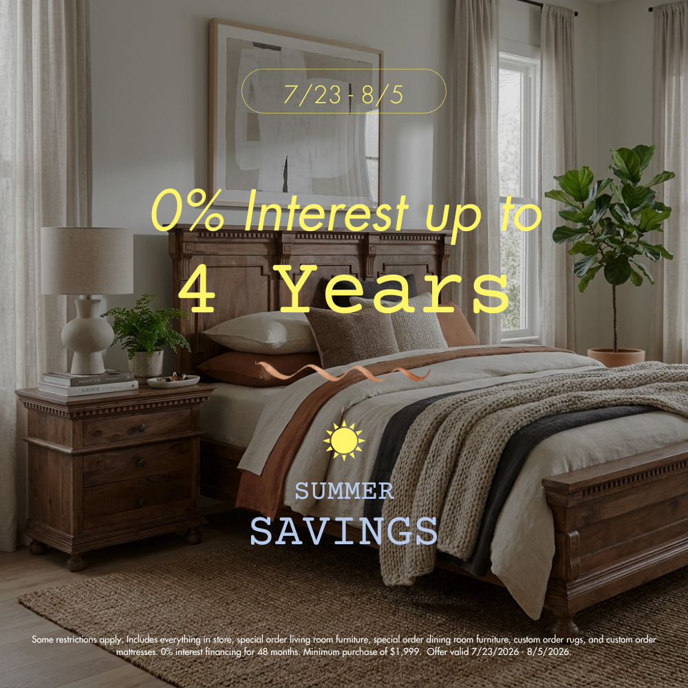 0% Interest up to 4 Years