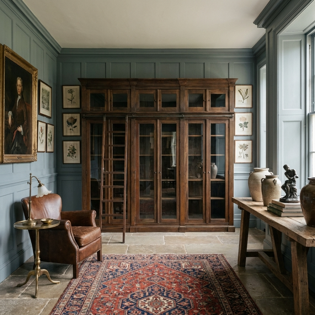 Warren Glass Door Bookcase 3 Column