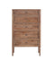 The Fox & Roe Hugo Bedroom Collection 5-Drawer Chest in Washed Walnut Finish