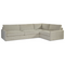 The Big Easy Extra Deep Sectional by Younger Furniture 63534