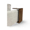 The Oslo Modular C Table in Tahoe Brown Finish