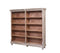 The St. James Panel Double Shelving in Antiqued Grey Finish