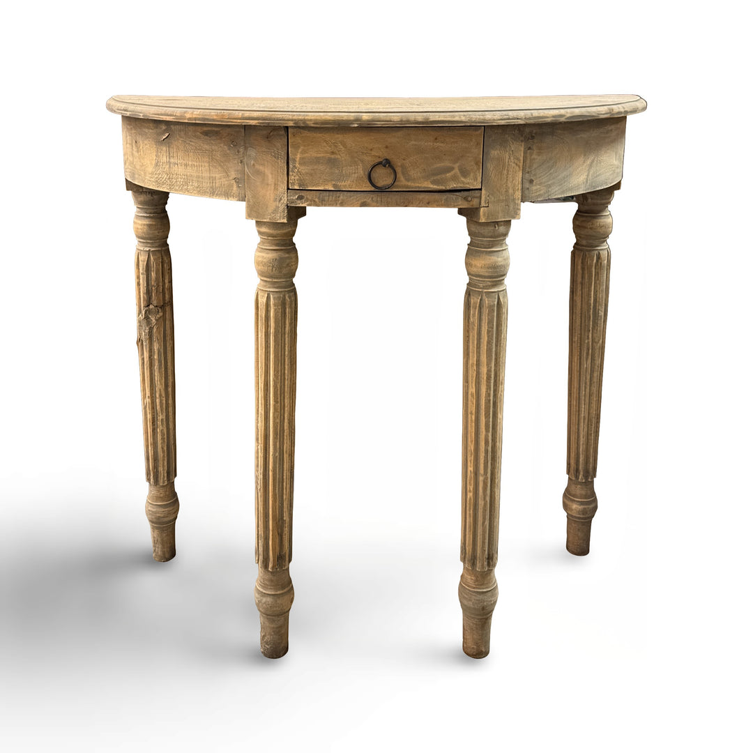 The Eleanor Half Moon Table (Two Finish Options)