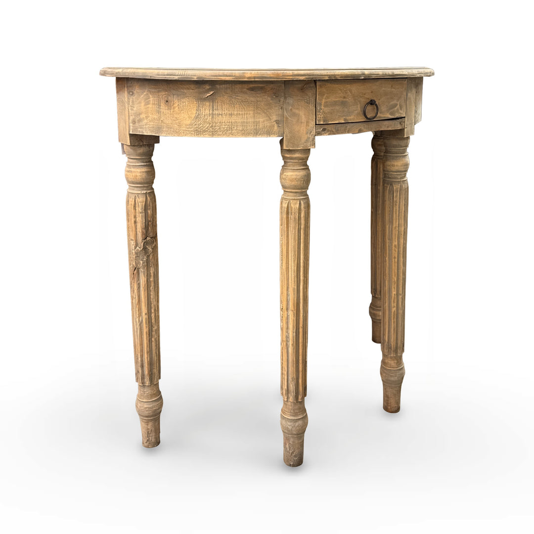 The Eleanor Half Moon Table (Two Finish Options)
