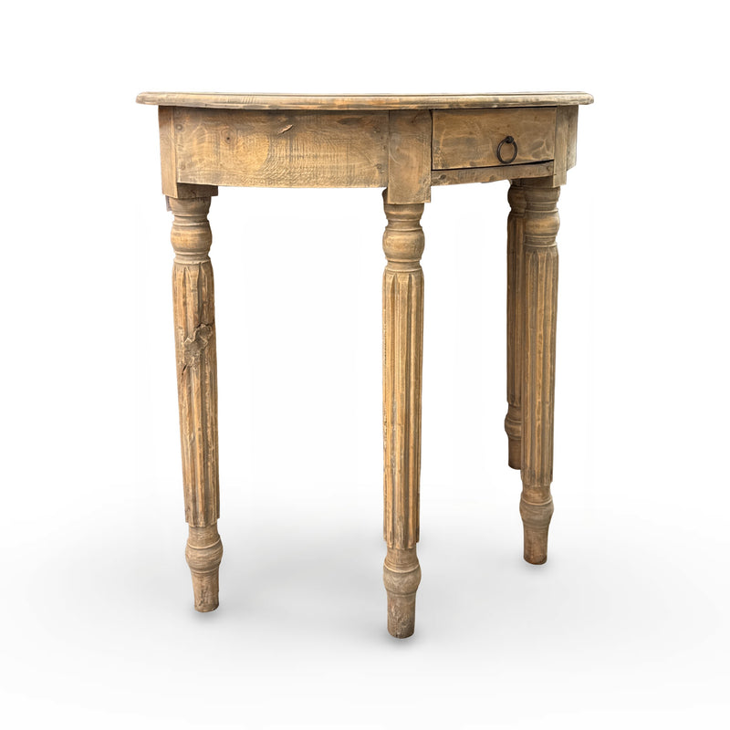 The Eleanor Half Moon Table (Two Finish Options)