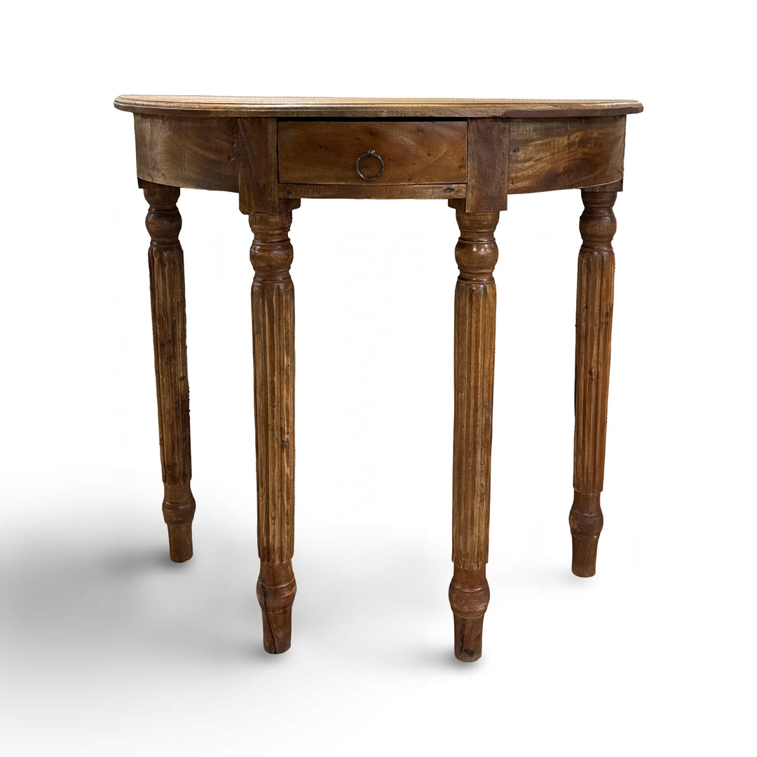 The Eleanor Half Moon Table (Two Finish Options)