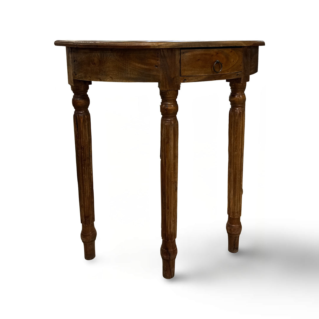 The Eleanor Half Moon Table (Two Finish Options)