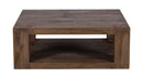 The Fox & Roe Palisades Square Coffee Table in Wire Brush Antique Finish
