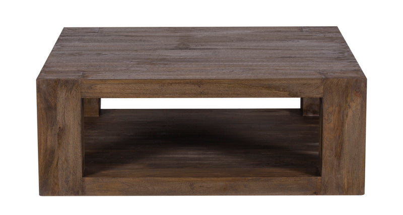 The Fox & Roe Palisades Square Coffee Table in Wire Brush Antique Finish