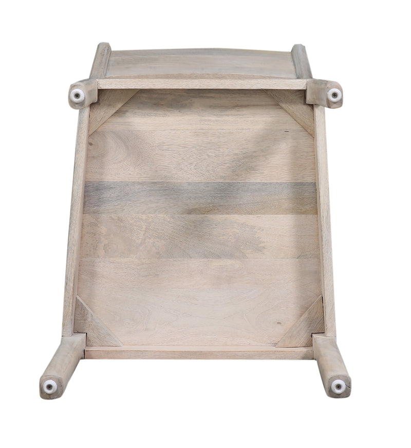 The Fox & Roe Cayman Dining Chair in Cream White Finish