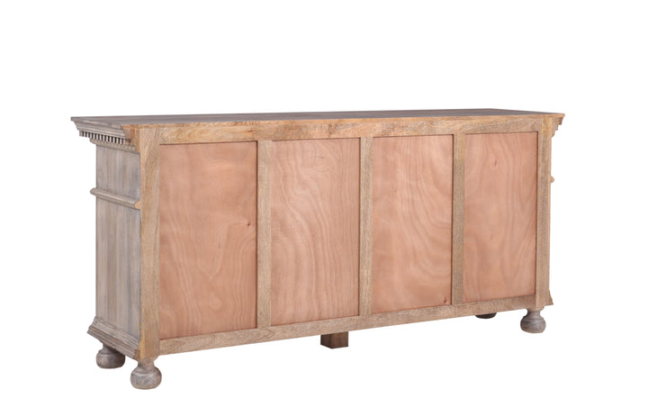 The St. James Bedroom Collection 7-Drawer Dresser in Antiqued Grey Finish