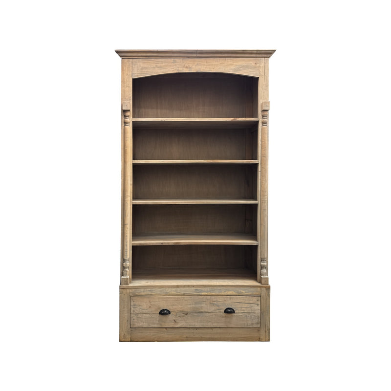 The Gemma Armoire in Driftwood Finish