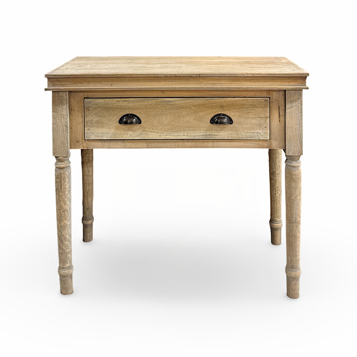 The Harold 1-Drawer Hall Stand in Driftwood Finish