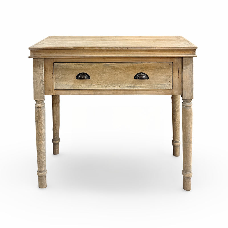 The Harold 1-Drawer Hall Stand in Driftwood Finish