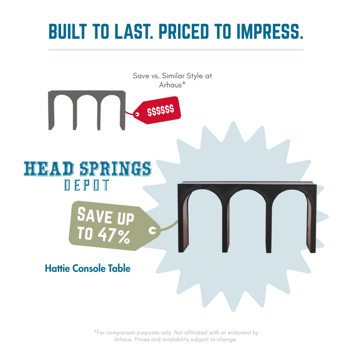 Comparison: Hattie Console Table vs Arhaus