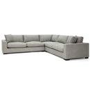 The Fox & Row Emma 3 Piece Sectional in Nomad Slate