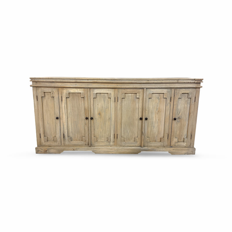 The Louie Large Credenza 6 Doors (Two Finish Options)