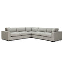 The Fox & Row Emma 3 Piece Sectional in Nomad Slate