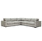 The Fox & Row Emma 3 Piece Sectional in Nomad Slate